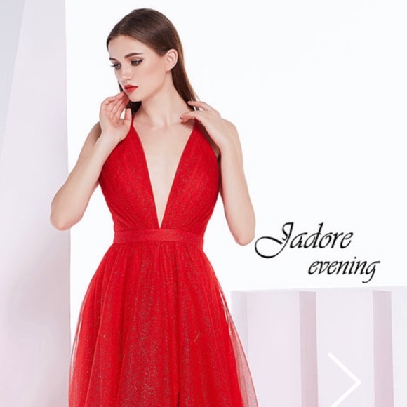 Red Prom Dress - Picture 2 of 4